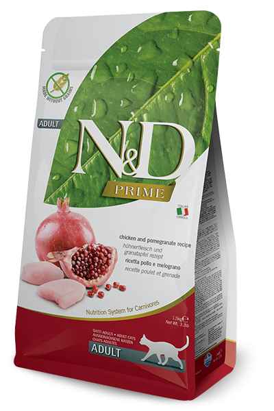 N&D PRIME TAHILSIZ KEDİ TAVUK & NAR YETİŞKİN 1.5KG